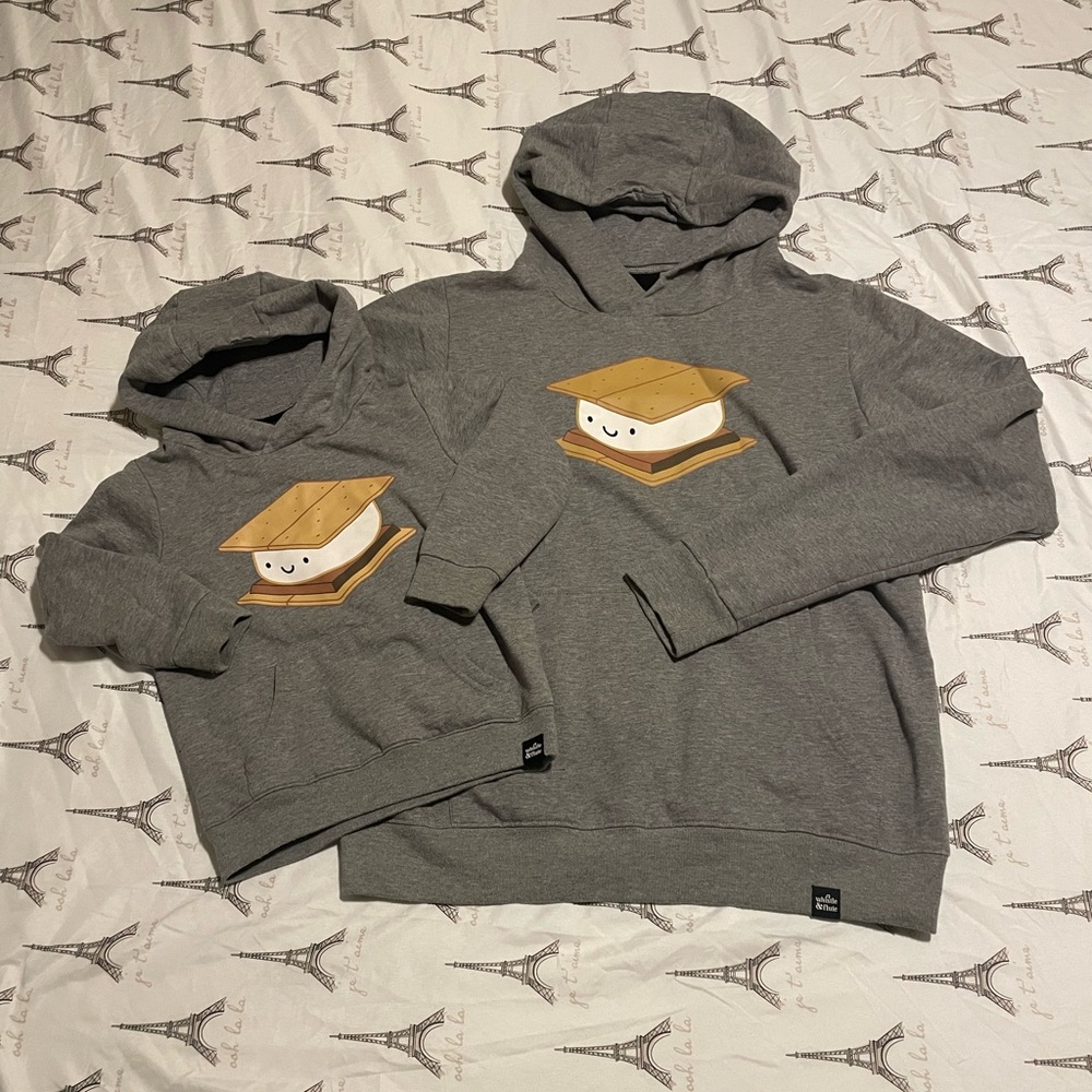 Whistle and Flute Smores Mom and Mini matching sweaters